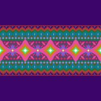 Ikat geometric folklore ornament, Tribal ethnic texture. Seamless striped pattern in Aztec style, Figure tribal embroidery, Scandinavian, Ikat pattern photo