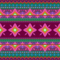 Ikat geometric folklore ornament, Tribal ethnic texture. Seamless striped pattern in Aztec style, Figure tribal embroidery, Scandinavian, Ikat pattern photo