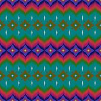 Ikat geometric folklore ornament, Tribal ethnic texture. Seamless striped pattern in Aztec style, Figure tribal embroidery, Scandinavian, Ikat pattern photo