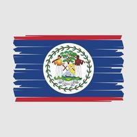 Belize Flag Brush Vector