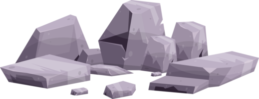 Cartoon mountain rock clip art png