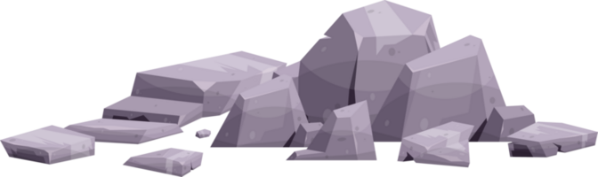 Cartoon mountain rock clip art png