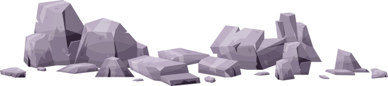 Cartoon mountain rock clip art png