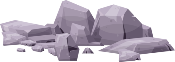 Cartoon mountain rock clip art png