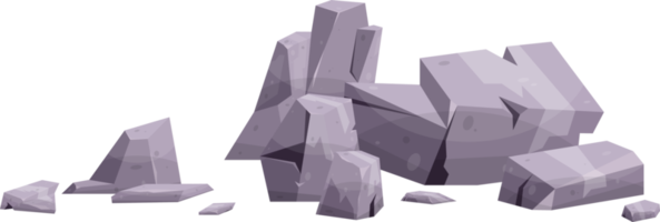 Cartoon mountain rock clip art png