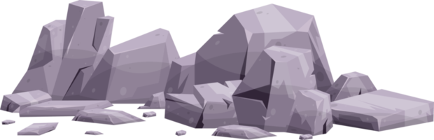cartone animato montagna roccia clip arte png