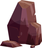 Cartoon mountain rock clip art png