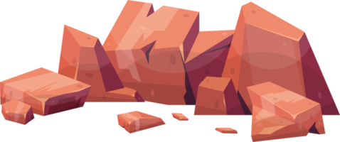 Cartoon mountain rock clip art png