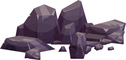 Cartoon mountain rock clip art png