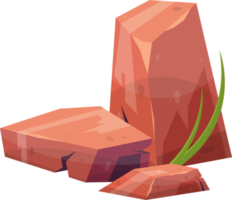 Cartoon mountain rock clip art png