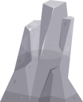 Cartoon mountain rock clip art png