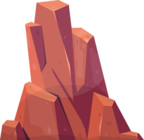 Cartoon mountain rock clip art png