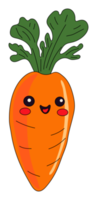 schattig karakter kawaii weinig wortel . Pasen. png