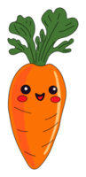 carino personaggio kawaii poco carota . Pasqua. png