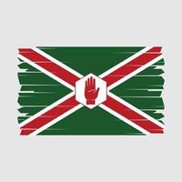 Northern Ireland Flag Brush Vector