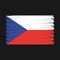 Czech Flag Brush Vector