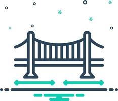mix icon for span vector