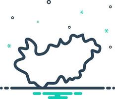 mix icon for hungarian vector