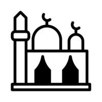 mosque icon duotone black style ramadan illustration vector element and symbol perfect.