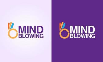 Creative Mind blowing Logo Design vector