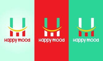 Happy Mood With Smilling logo vector