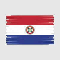 vector de bandera de paraguay