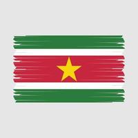 vector de bandera de surinam