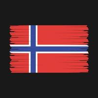 vector de bandera de noruega