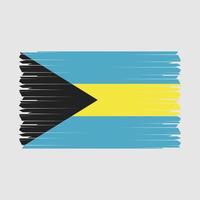 vector de bandera de bahamas