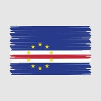 vector de bandera de cabo verde