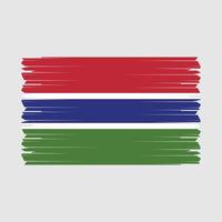 vector de bandera de gambia