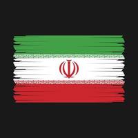 vector de bandera de irán