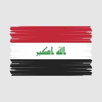 vector de bandera de irak