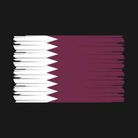 Qatar Flag Vector