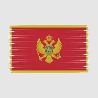 Montenegro Flag Vector