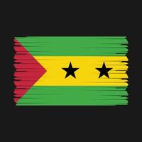 Sao Tome Flag Vector