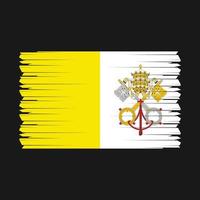 vector de la bandera del vaticano