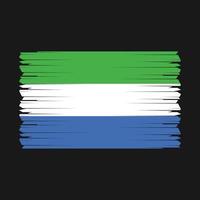 Sierra Leone Flag Vector