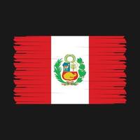 vector de bandera peru