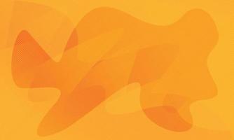 Striped Lines Fluid Wave Orange Gradient Background vector