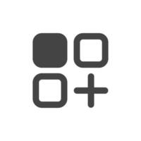 Essential and Interface Icon in Solid Style vector