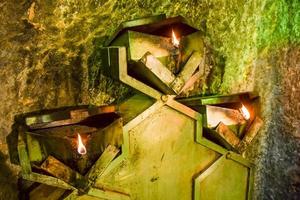Chak chak, Iran, 2022 -Temple in a cave in Chak Chak ancient village in Iran, holy place for Zoroastrians photo