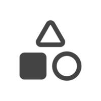 Essential and Interface Icon Solid Style vector