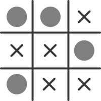 Tic tac toe game vector icon