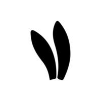 Rabbit ear icon. Bunny Ears collection. Bunny ears icons. Isolated. rabbit ears icon on white background, vector illustration.