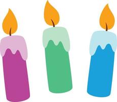 Birthday Candle Illustration vector