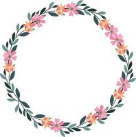 Flower Frame Illustration vector