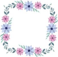 Flower Frame Illustration vector