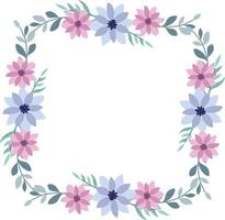 Flower Frame Illustration vector