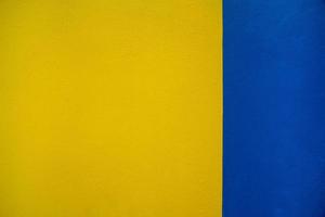 Blue and yellow wall background texture photo